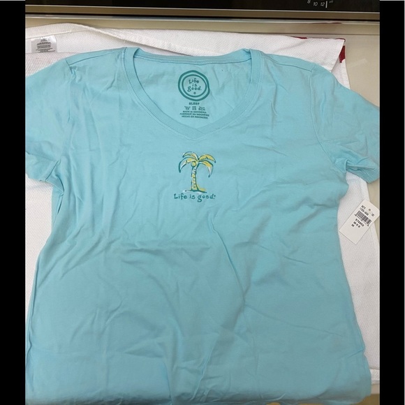 Life Is Good Tops - Life Is Good Women’s SS Sleep T-shirt XSMALL NWT